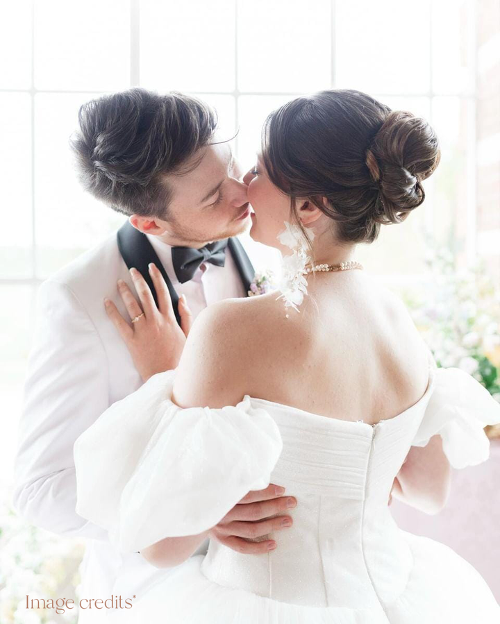 Adrielle Earrings - Ethereal and Dreamy Statement Silk Earrings for Brides