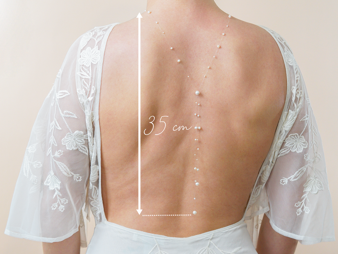Collier de dos de mariage suisse romande par pm atelier