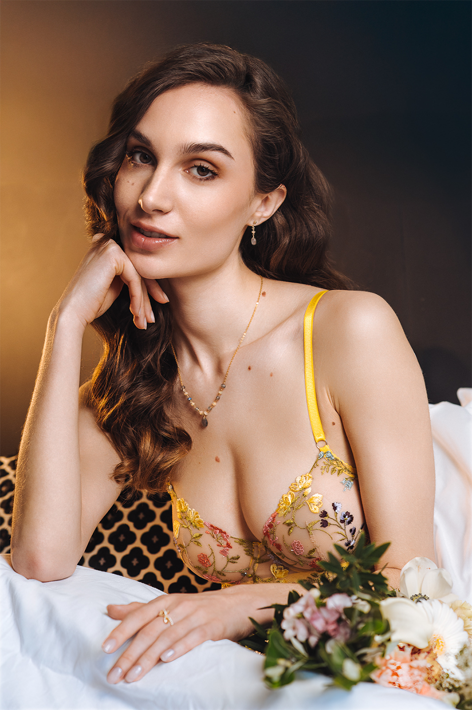 Lou - Collier de Labradorite et d'Opale