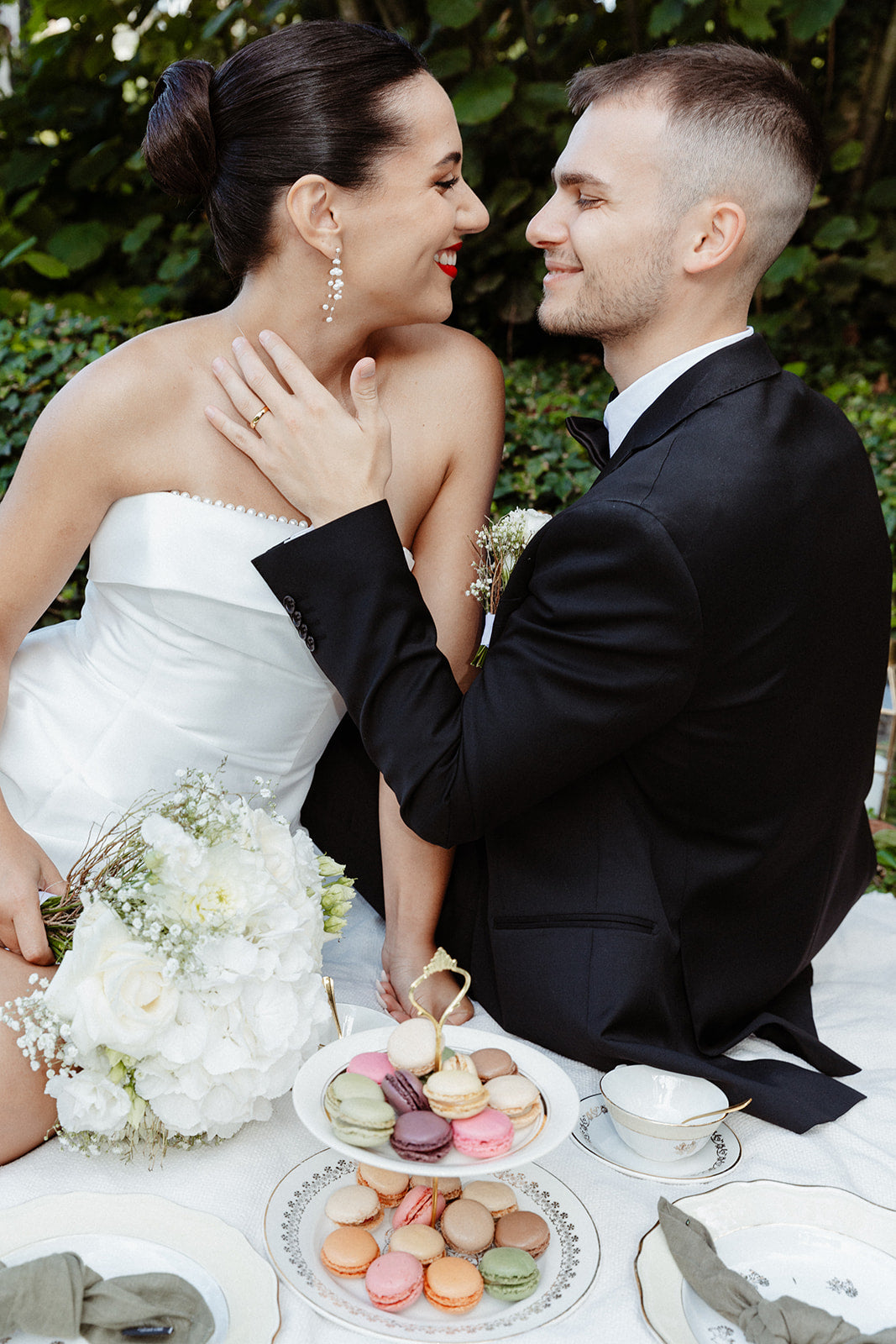 Aimée - Pearl Cascading Earrings For Bride