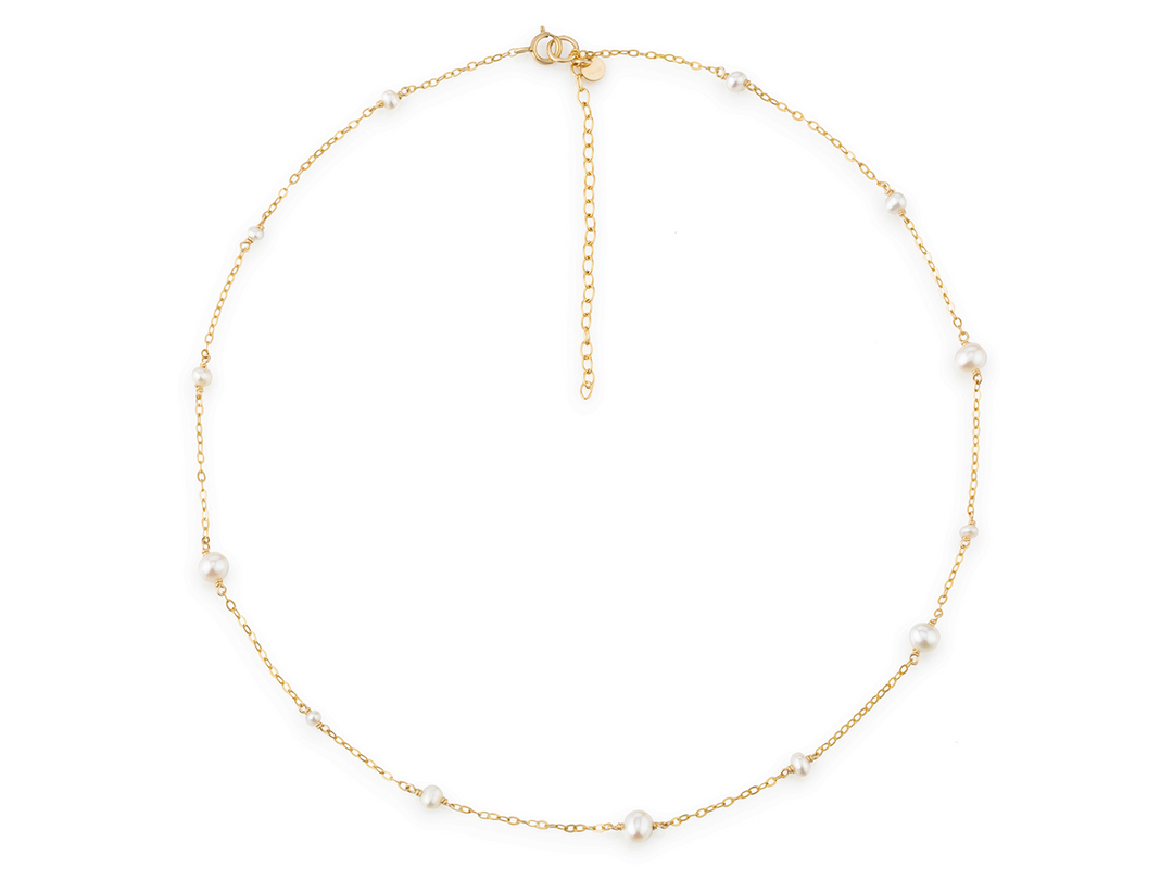 Aimée - Thin Freshwater Pearl Choker