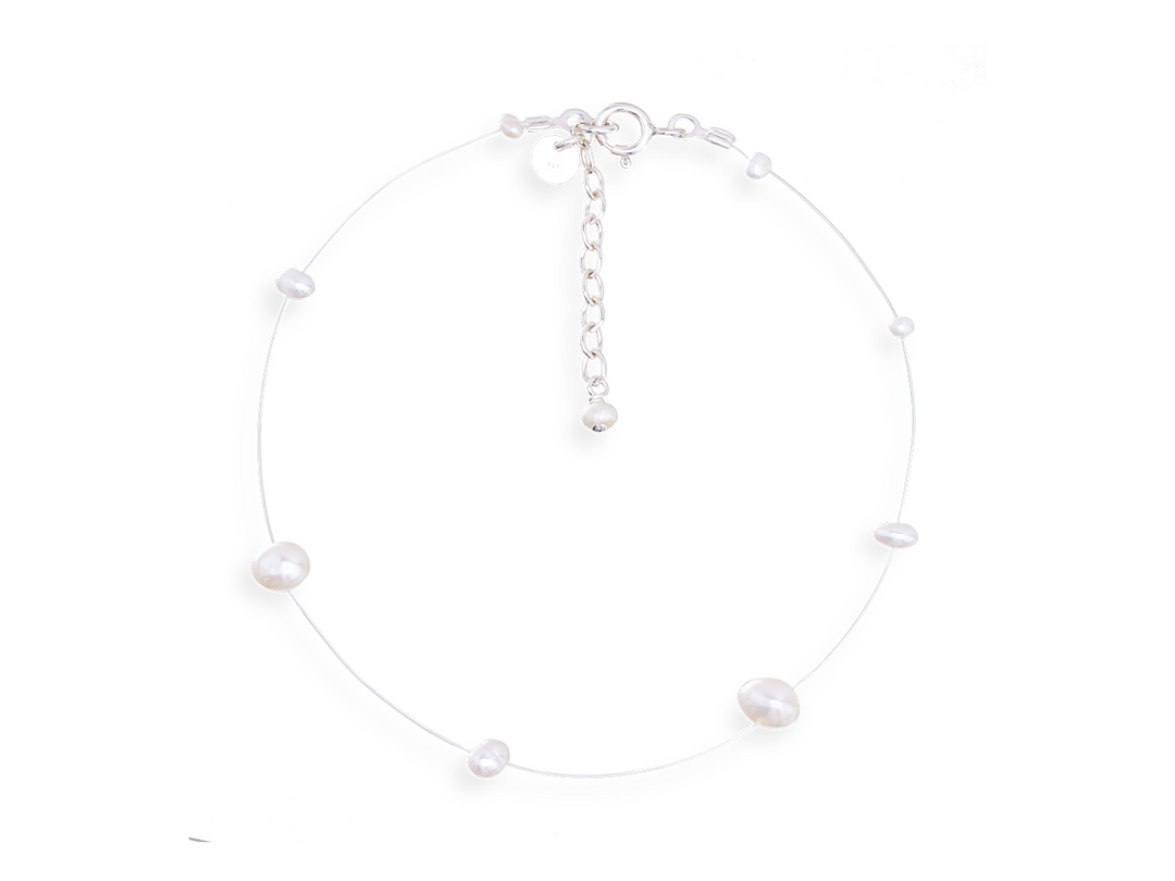 Aimée - Floating Pearl Bracelet
