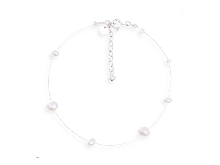 Aimée - Floating Pearl Bracelet