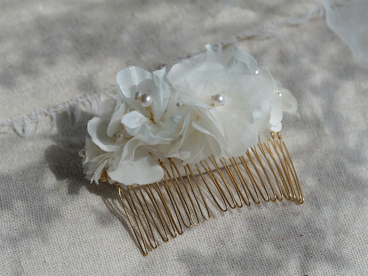Adrielle - Épingles à cheveux en fleurs de soie de luxe
