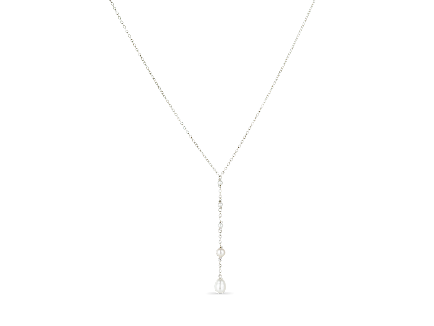 Collier Perles Argent 925 Femme - Minimaliste, Longueur Ajustable, Idéal Mariage Ou Cadeau - 4