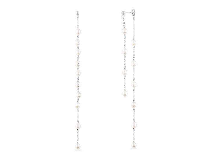 Adrianna - Boucles d'oreilles longues mariage