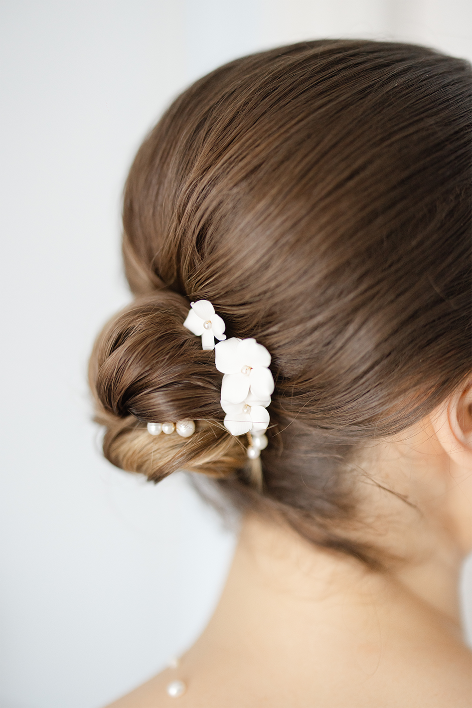 Diana - Cold porcelain Flower Hair pin for Brides