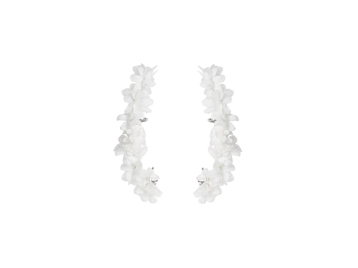 Daisy Ear cuff - White Flower Ear Cuff for Modern Bride