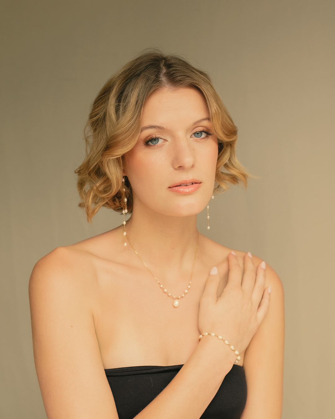 Adrianna - Lange Ohrringe Hochzeit