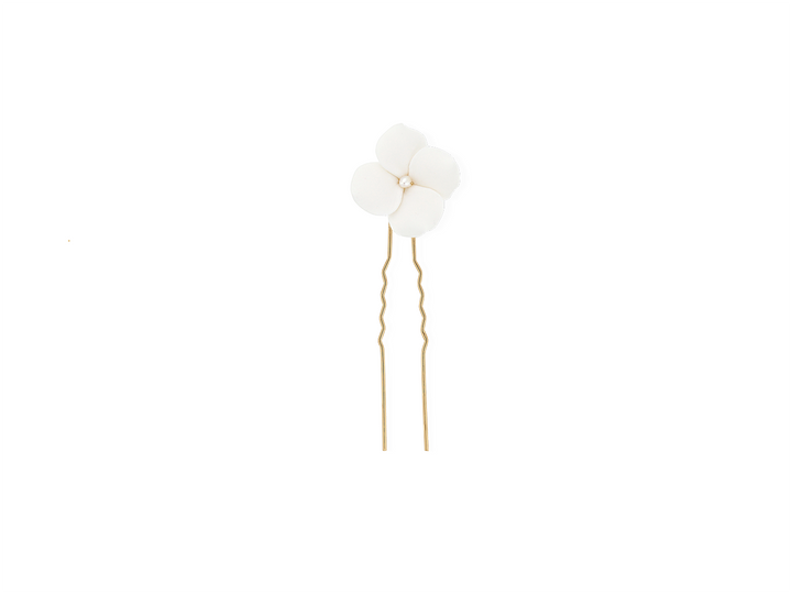 Diana - Cold porcelain Flower Hair pin for Brides