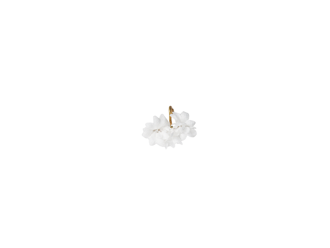 Daisy Ear cuff - White Flower Ear Cuff for Modern Bride