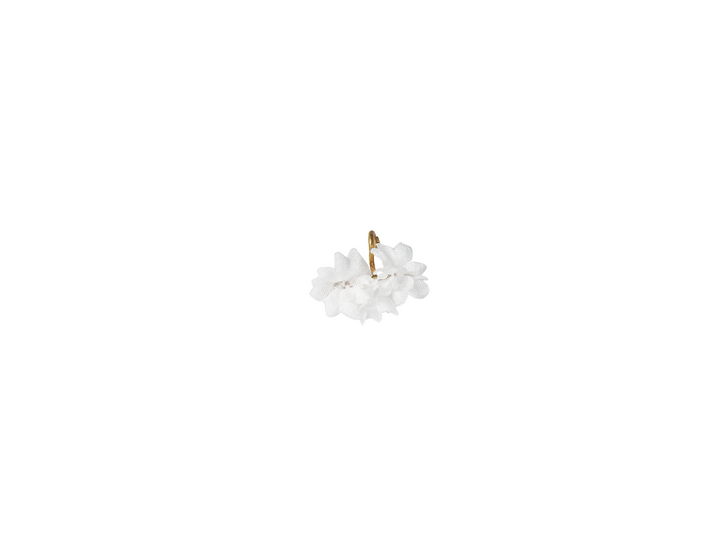 Daisy Ear cuff - White Flower Ear Cuff for Modern Bride