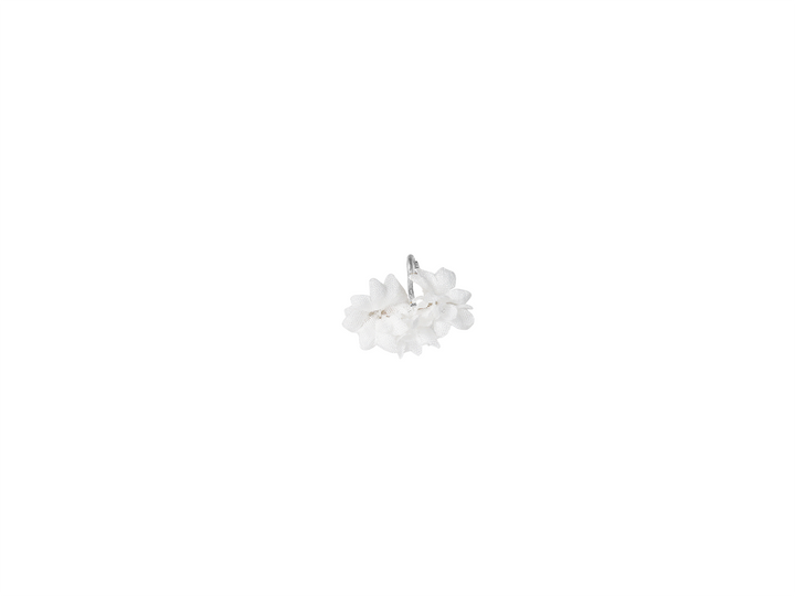 Daisy Ear cuff - White Flower Ear Cuff for Modern Bride