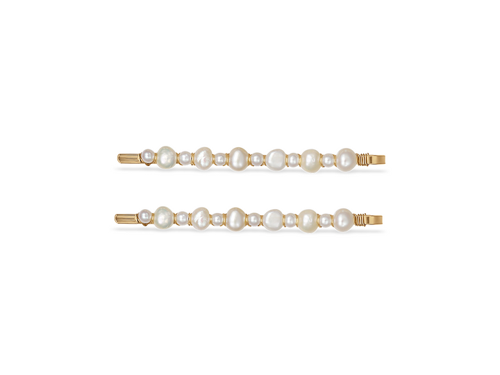 Isabella - Barrette à cheveux en perles véritables