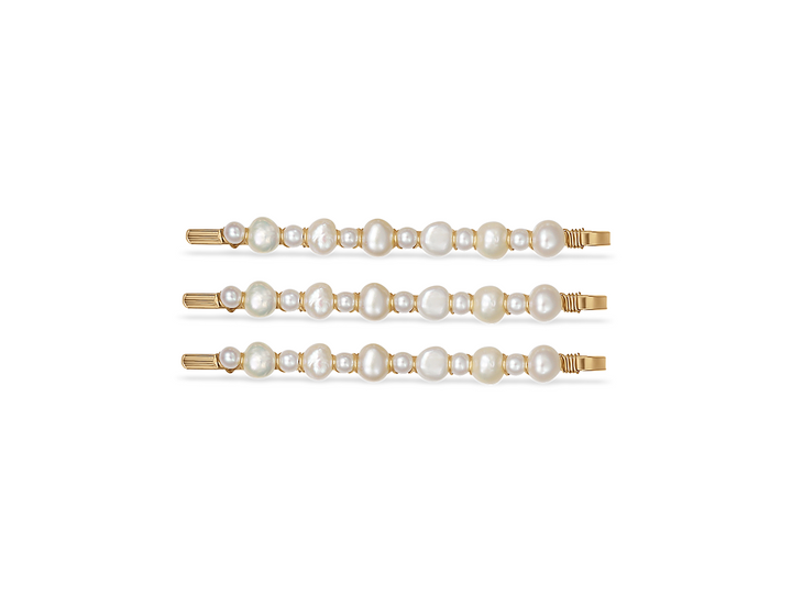 Isabella - Barrette à cheveux en perles véritables