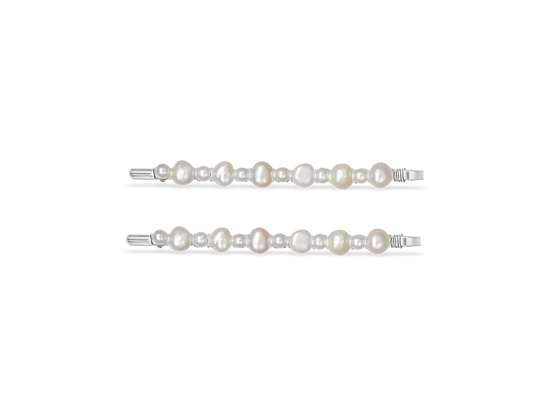 Isabella - Barrette à cheveux en perles véritables