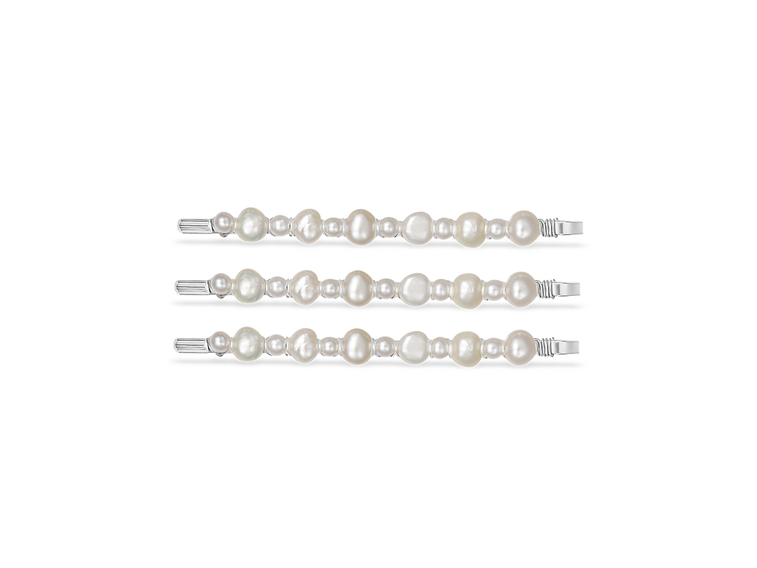 Isabella - Barrette à cheveux en perles véritables
