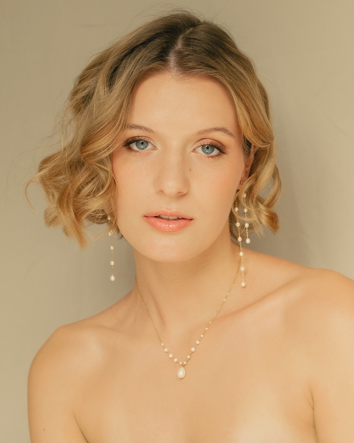 Adrianna - Lange Ohrringe Hochzeit