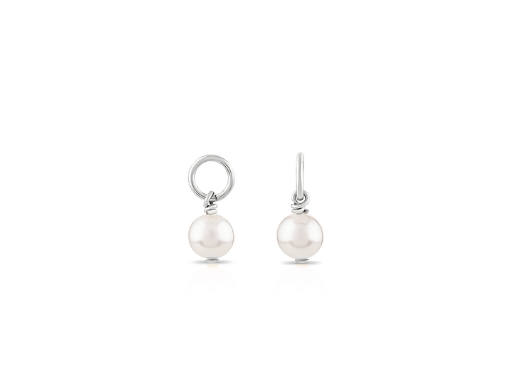 Eloise - Small pearl earrings charms