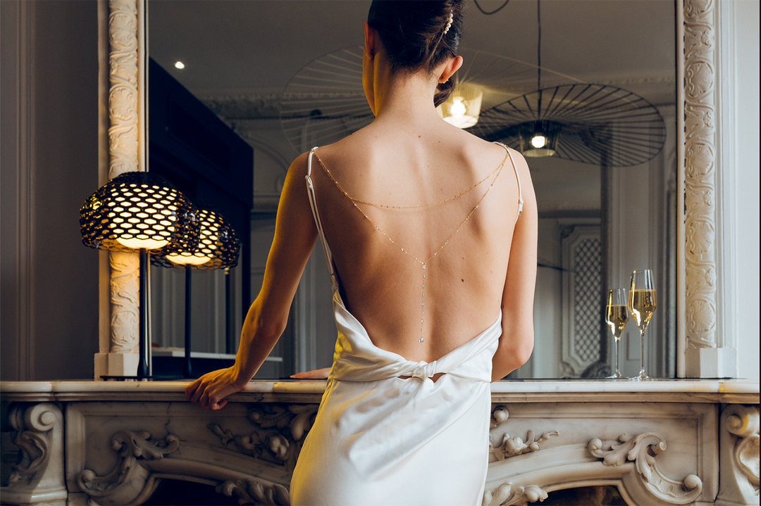 necklace for backless wedding dress Wholesale CLO- Removable back necklace for wedding dress for your store