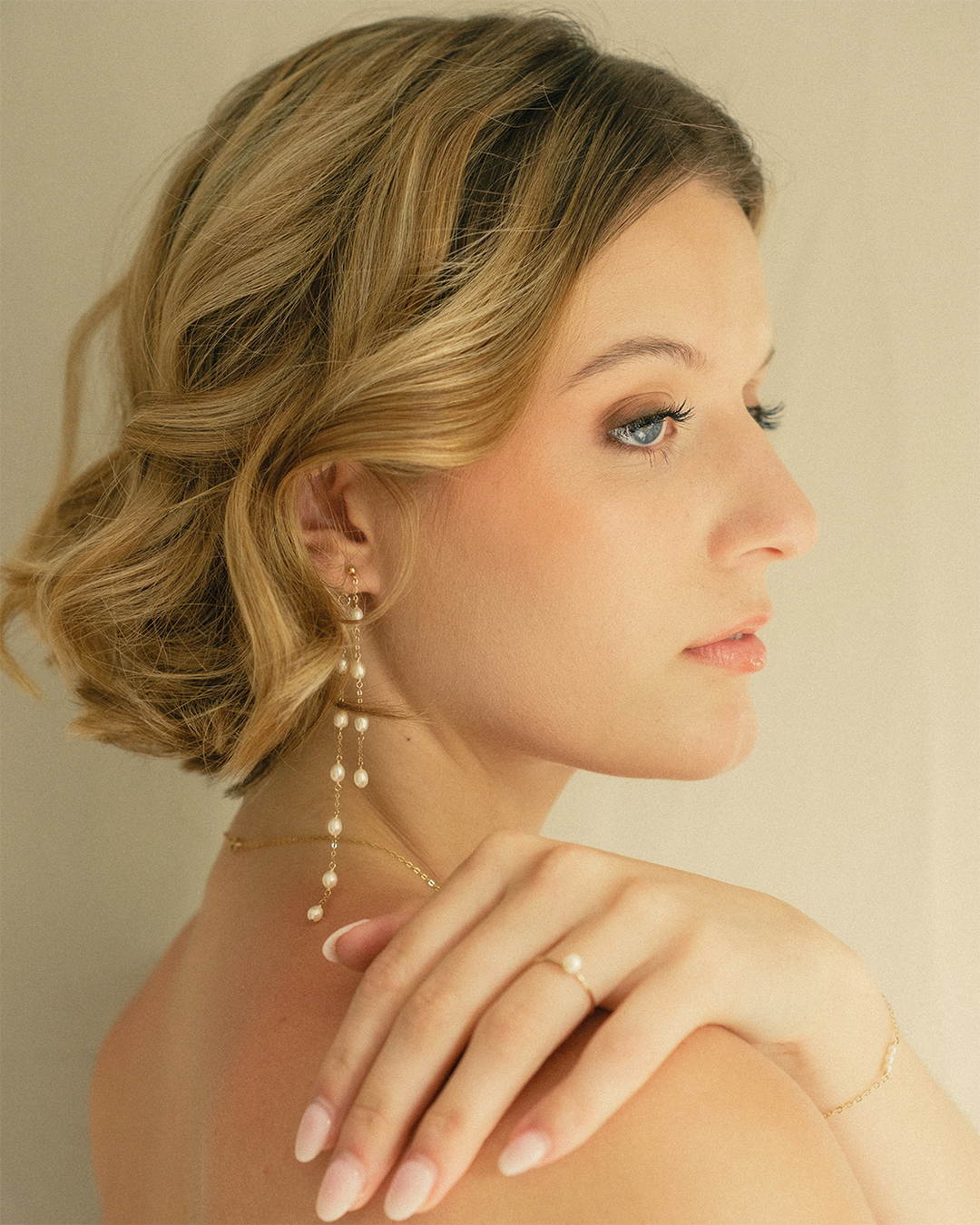 Adrianna - Lange Ohrringe Hochzeit