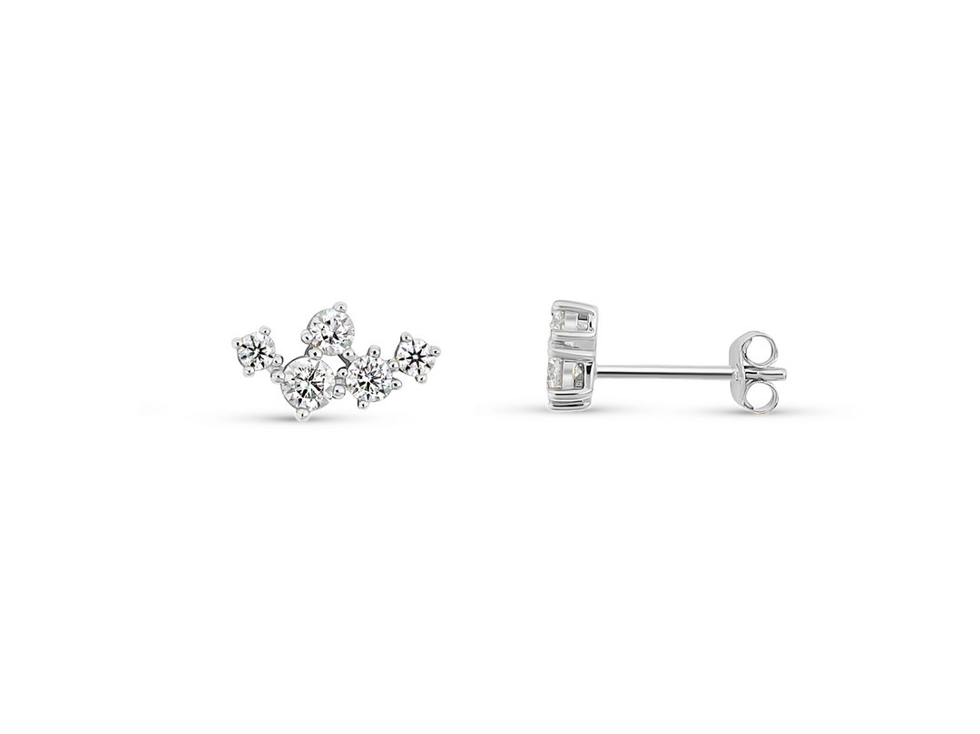 Moissanite Stud Earrings