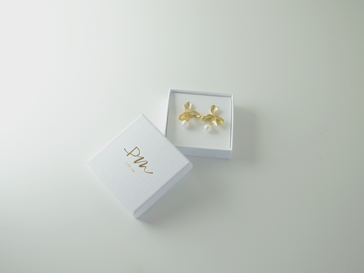 Pendant earrings and Short pendant necklace box - Standard