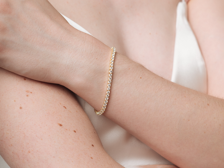 Moissanit-Tennisarmband