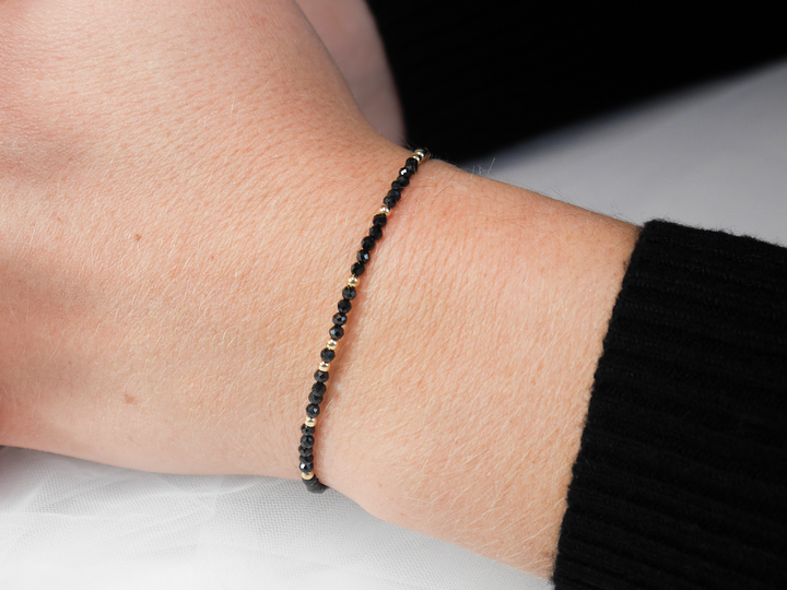 Artemis bracelet - Black spinel