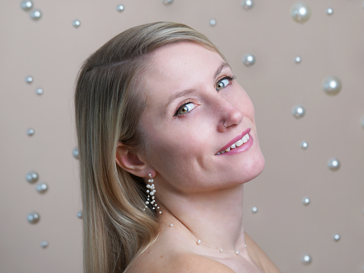 Aimée - Pearl Cascading Earrings For Bride